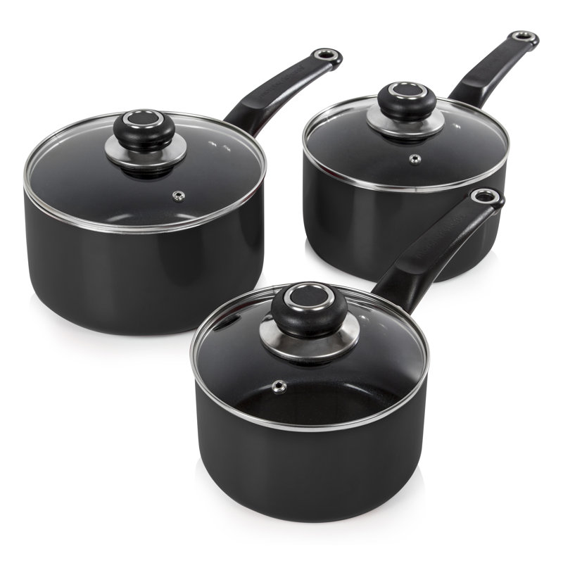 Morphy Richards 3 Piece Saucepan Set with Lid & Reviews Wayfair.co.uk